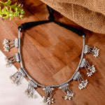 Silver Pearl Drop Choker Necklace - 925 Silver Jewellery Meera Jaipur