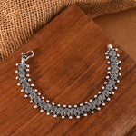 Chakri Silver Anklet - 925 Silver Jewellery Meera Jaipur