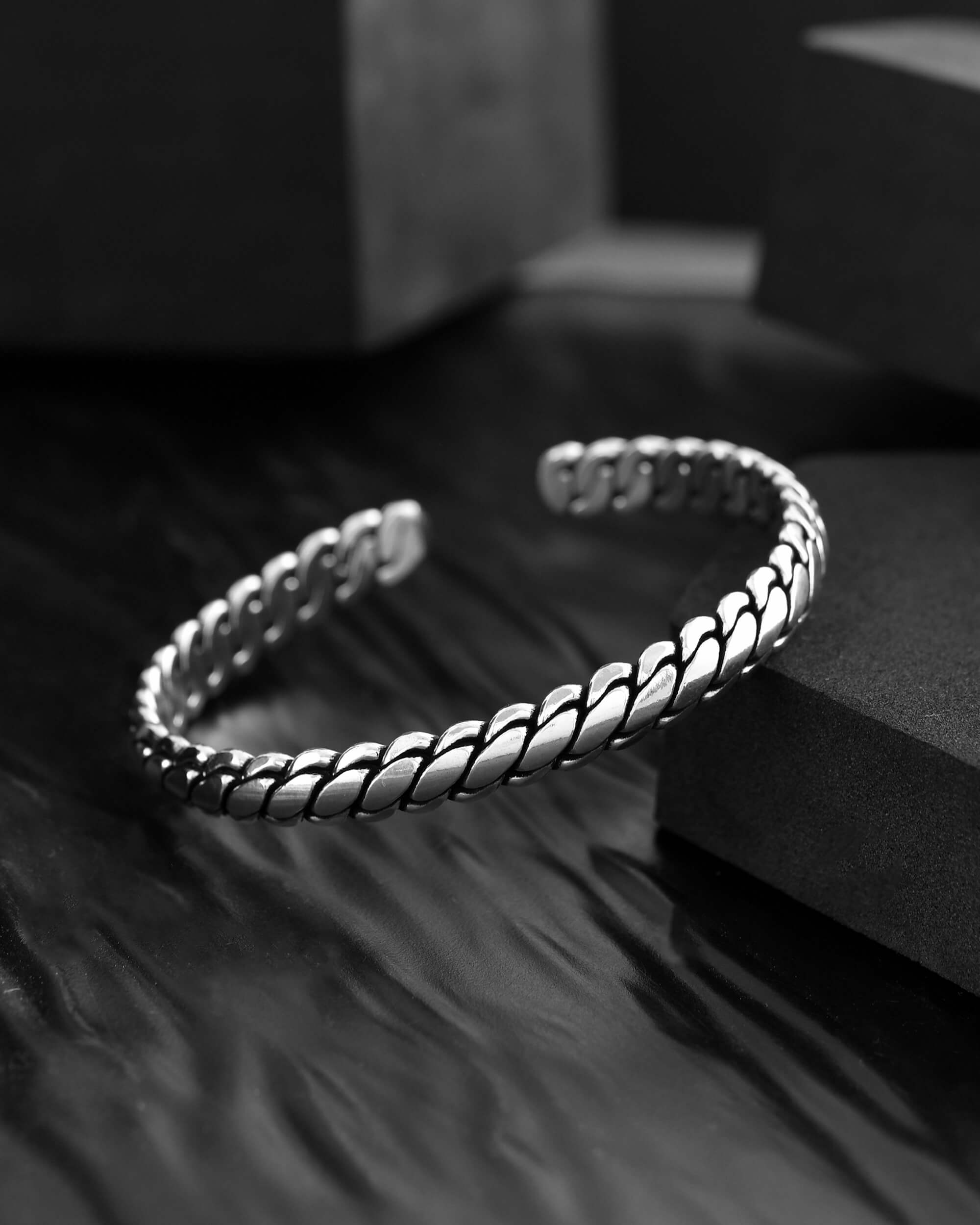 Aarya Silver Kada - 925 Silver Jewellery Meera Jaipur