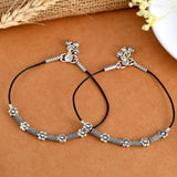 Aarna Silver Anklets