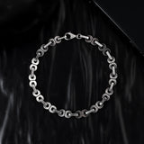 Italian Link chain silver bracelet