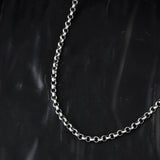 Mens sterling silver link chain