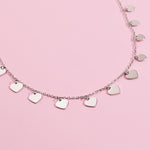Heart Charm Necklace - 925 Silver Jewellery Meera Jaipur