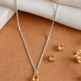 Sunlit Spark Silver Set