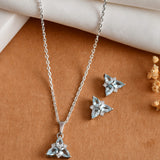 Aquaflora Petal Silver Set