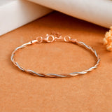 Twist Duo Silver Bracelet