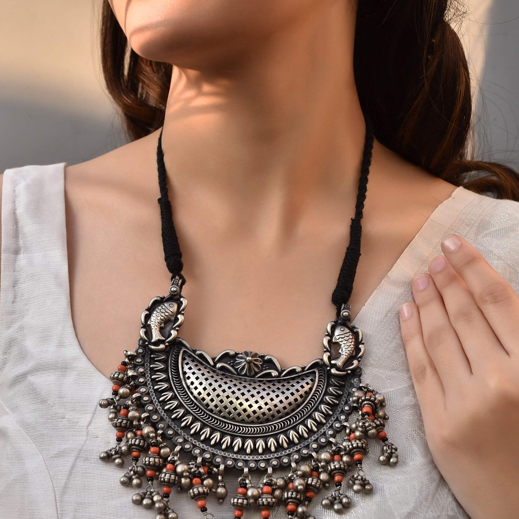 Madhu Silver Pendnat - 925 Silver Jewellery Meera Jaipur