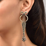 Long Silver Earrings - 925 Silver Jewellery Meera Jaipur