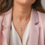Key Necklace - 925 Silver Jewellery Meera Jaipur
