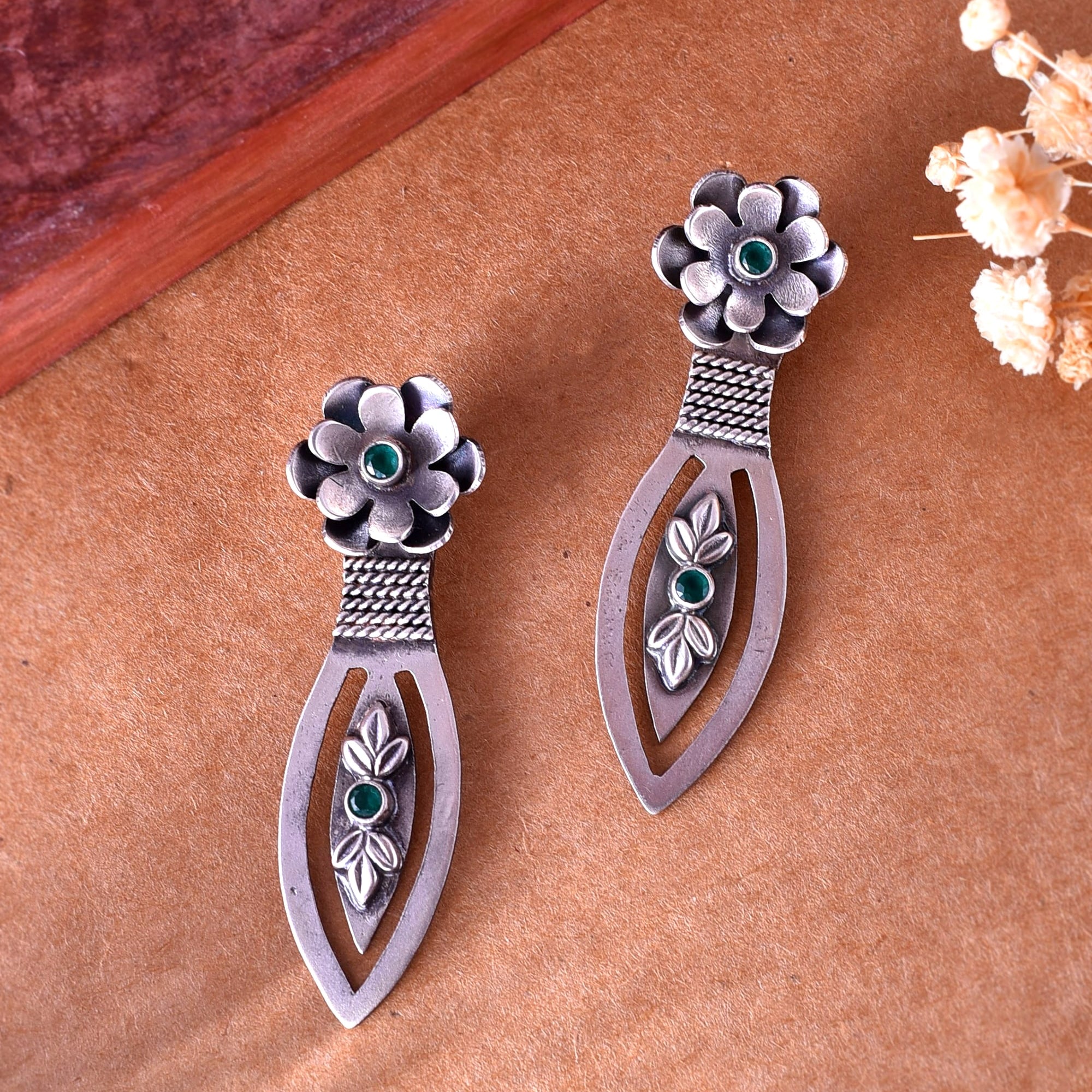 Jana Silver Earrings - 925 Silver Jewellery Meera Jaipur