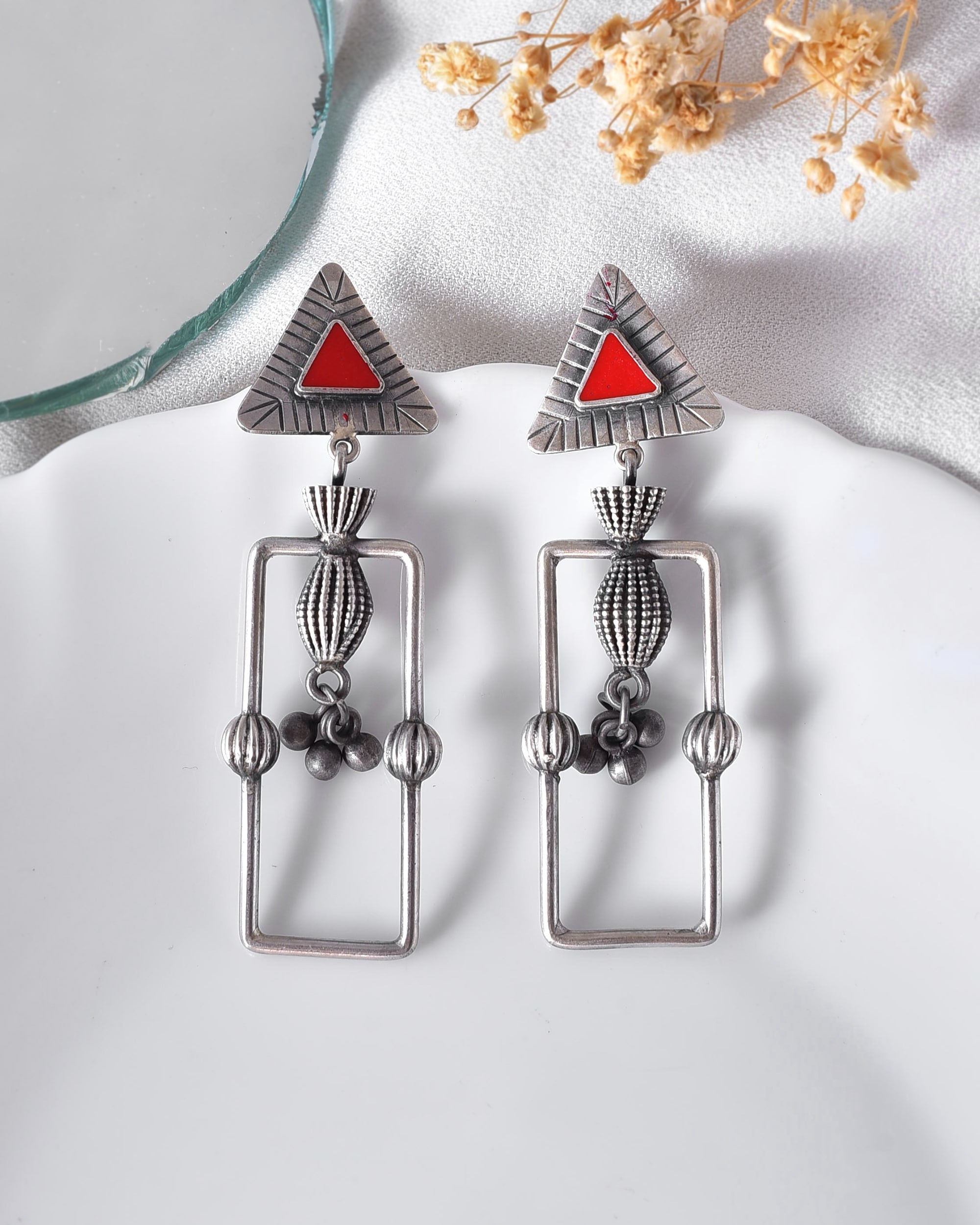 Arana Silver Earrings - 925 Silver Jewellery Meera Jaipur