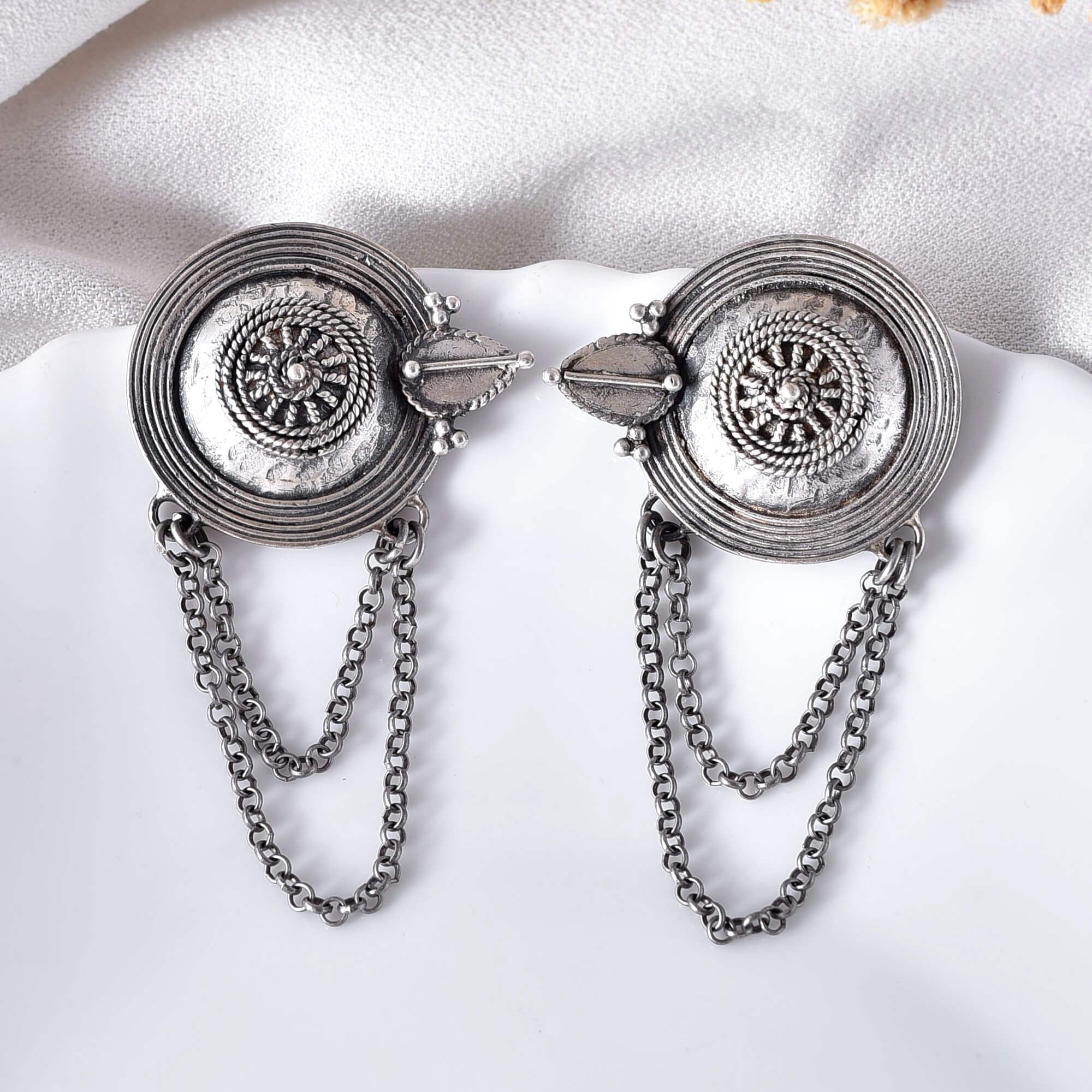 Banjara Silver Earrings - 925 Silver Jewellery Meera Jaipur