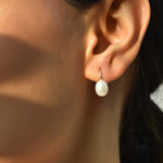 Pearl silver studs - 925 Silver Jewellery Meera Jaipur