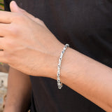Lunar Italian Silver Bracelet