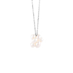 White Pearl Necklace - 925 Silver Jewellery Meera Jaipur