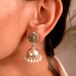 Pariza silver earrings - 925 Silver Jewellery Meera Jaipur