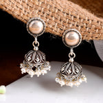 Dhara silver earrings - 925 Silver Jewellery Meera Jaipur