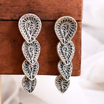 Trika silver earings - 925 Silver Jewellery Meera Jaipur