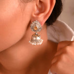 Shubha silver earrings - 925 Silver Jewellery Meera Jaipur