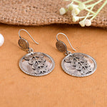 Dhaal silver earrings - 925 Silver Jewellery Meera Jaipur