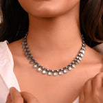 Ganga Silver Necklace - 925 Silver Jewellery Meera Jaipur