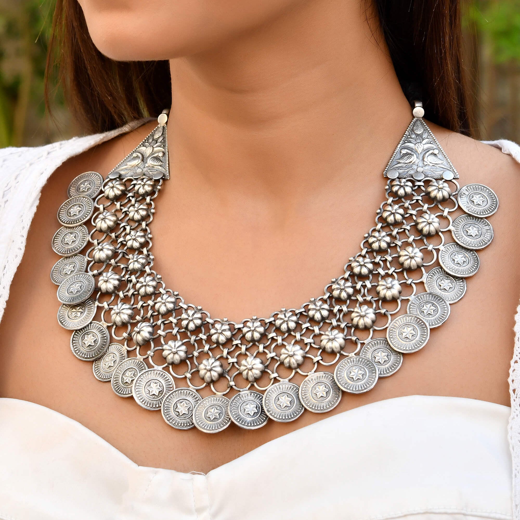 Rudrani Silver Haar - 925 Silver Jewellery Meera Jaipur