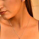 Violet Charm Silver Set