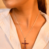 Crimson Cross Pendant