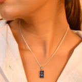 Sapphire Matrix Pendant