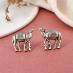 Ushtra silver studs - 925 Silver Jewellery Meera Jaipur