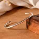Dhurv Silver Kada - 925 Silver Jewellery Meera Jaipur