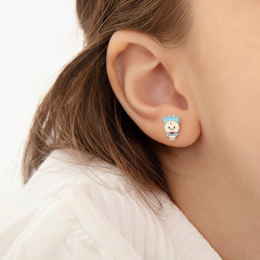 Ducky Blue Cap Set 925 sterling silver meera jaipur