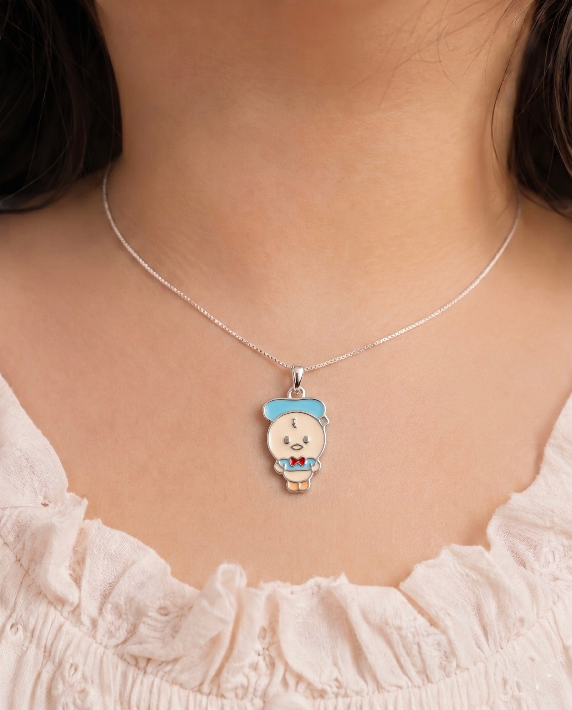 Ducky Blue Cap Set 925 sterling silver meera jaipur