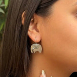 Gaj silver earrings