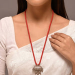 SIlver pedant with thread - Meera Jaipur