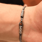 Eternal Loop silver Bracelet - 925 Silver Jewellery Meera Jaipur