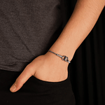 Eternal Loop silver Bracelet - 925 Silver Jewellery Meera Jaipur
