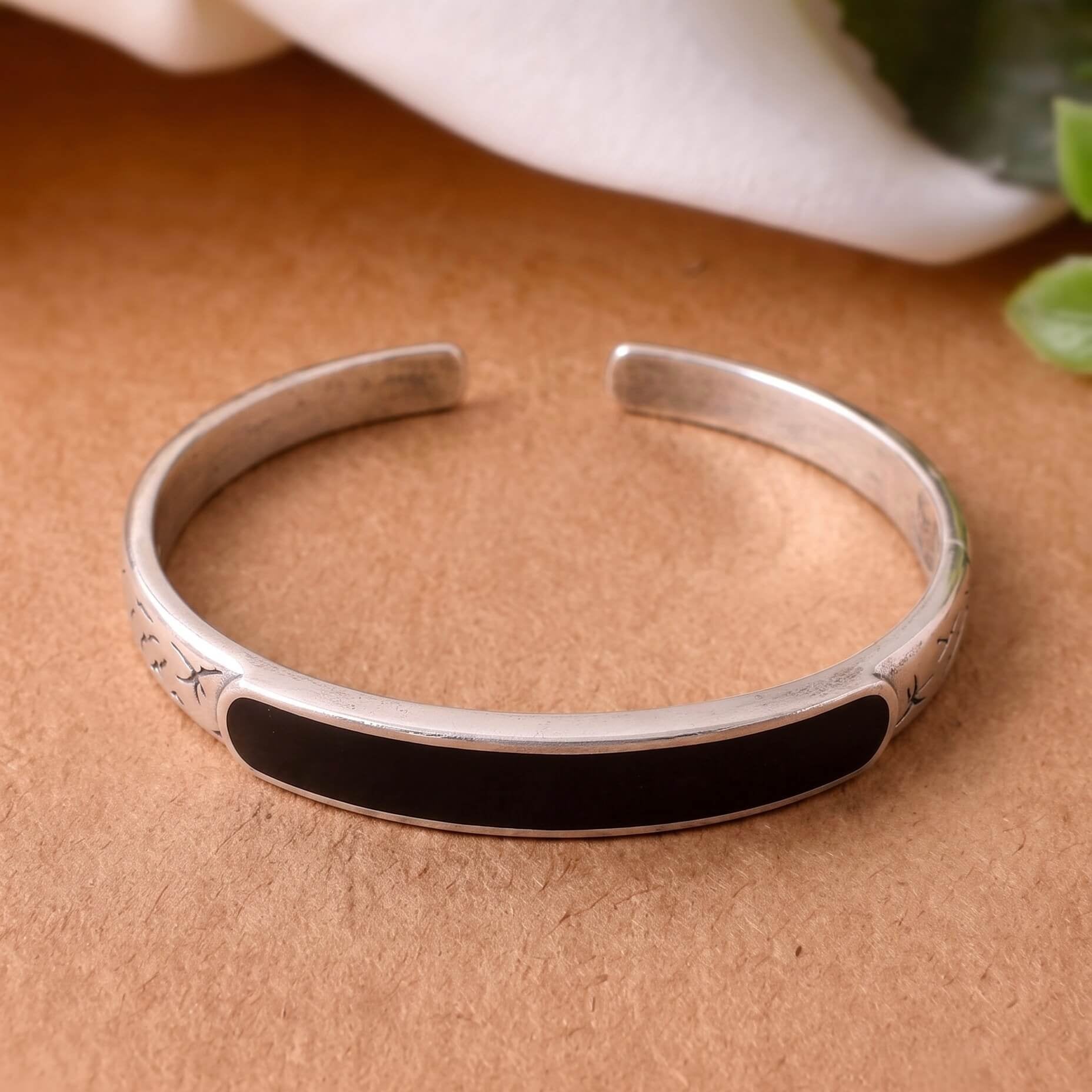 Vikram Silver Bangle