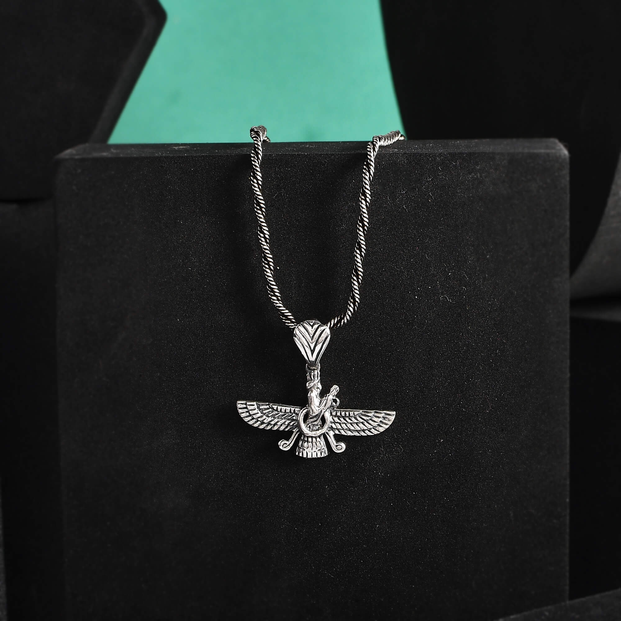Farohar Silver Pendant - 925 Silver Jewellery Meera Jaipur