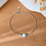 Fishy baby silver bracelet - 925 Silver Jewellery Meera Jaipur