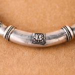 Flexible Silver Hasli - 925 Silver Jewellery Meera Jaipur