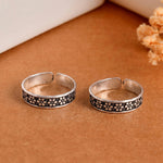 Flower silver Thumb ring 925 sterling silver - meera jaipur
