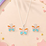 Flutter & Bloom Butterfly Set 925 sterling silver meera jaipur