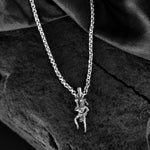 Gadadhari silver pendant - 925 Silver Jewellery Meera Jaipur