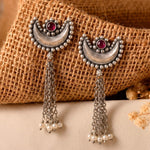 Gagan Silver Earring 930 sterling silver meera jaipur1