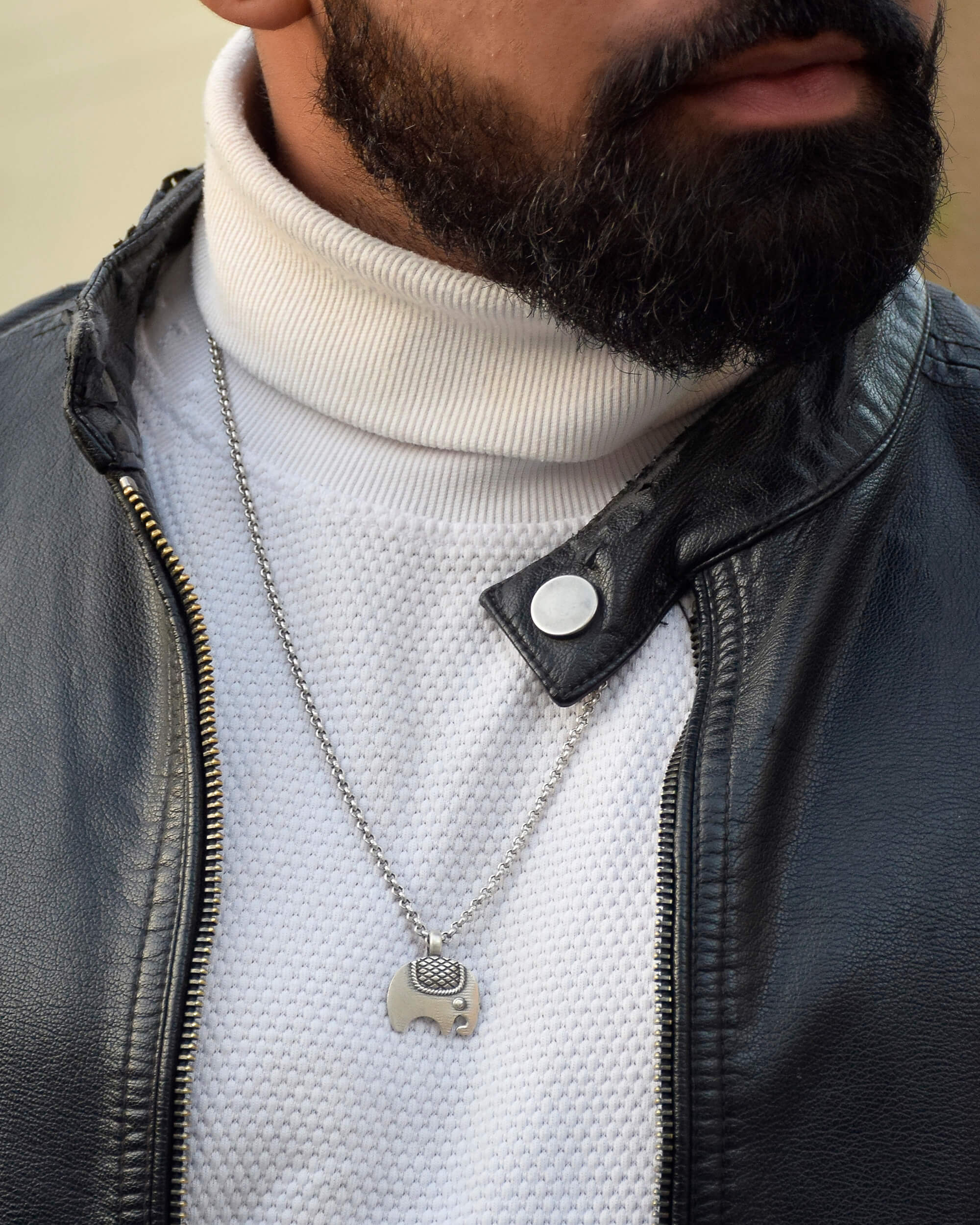 Gaj Silver Pendant - 925 Silver Jewellery Meera Jaipur