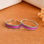 Gala Silver toe ring - 925 Silver Jewellery Meera Jaipur