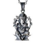 Ganesh ji Pendant - 925 Silver Jewellery Meera Jaipur