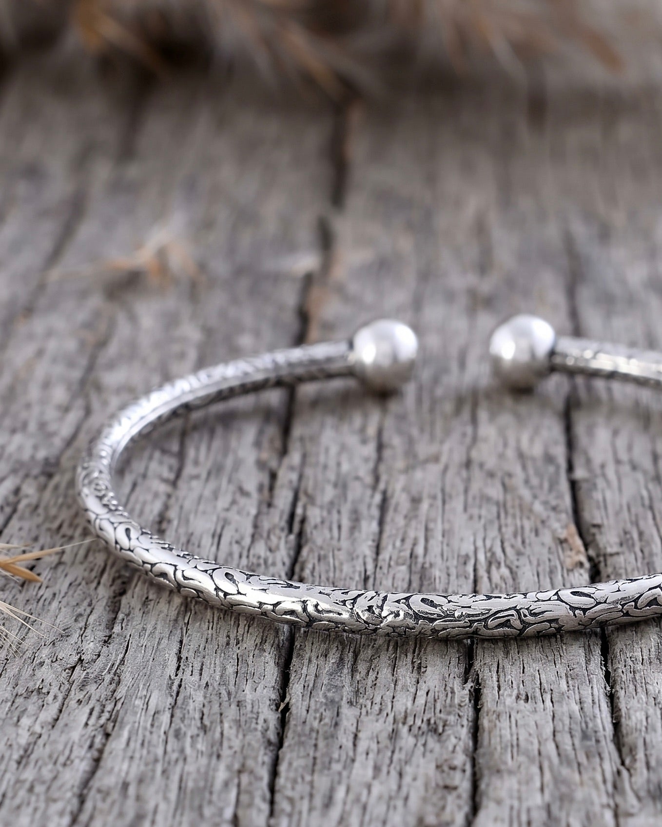 Gargi Silver Bangle - 925 Silver Jewellery Meera Jaipur