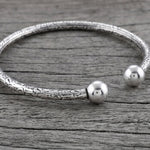 Gargi Silver Bangle - 925 Silver Jewellery Meera Jaipur